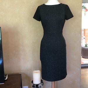 MARGARET  M. BLACK AND GRAY COLOR DRESS